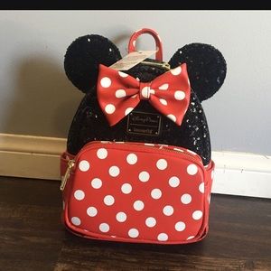 Loungefly Disney Parks Mini Backpack- Minnie Mouse